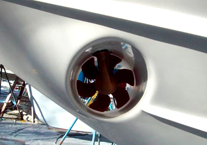 Bow thruster installations on all types of boats